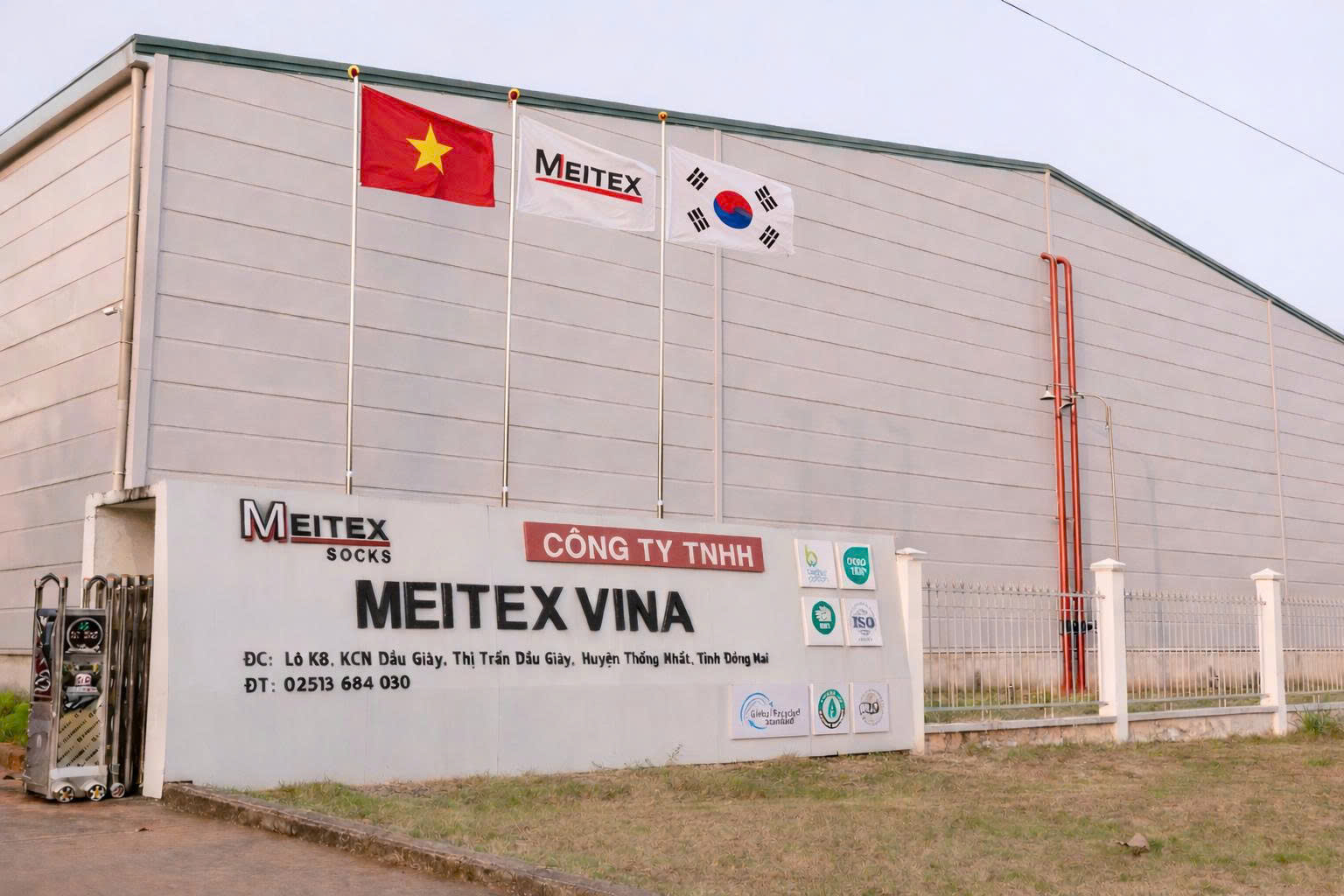 Hình ảnh nhà máy Meitex Vina